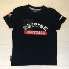 2880/69 ADMIRAL T-Shirt British Fu&szlig;ball Kind Junior Baumwolle SS16AD1760