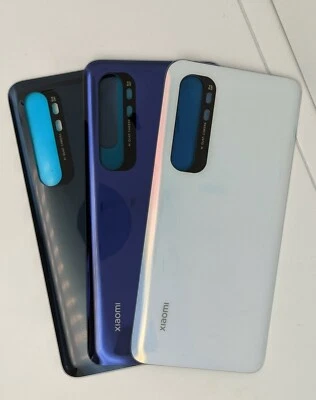 Xiaomi Mi Note 10 Lite Akkudeckel/Backcover *Weiß+Schwarz+Lila* *aus DE*