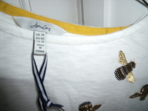 UNWORN WITH TAGS! JOULES S SLEEVED TEE SHIRT RRP £27.95 UNWORN COTTON BUTTERFLYS - Picture 10 of 12