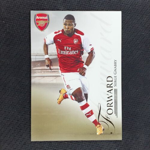 2015 Futera Unique Forward #26 Serge Gnabry - Arsenal Rookie Card Rare! - Photo 1/2