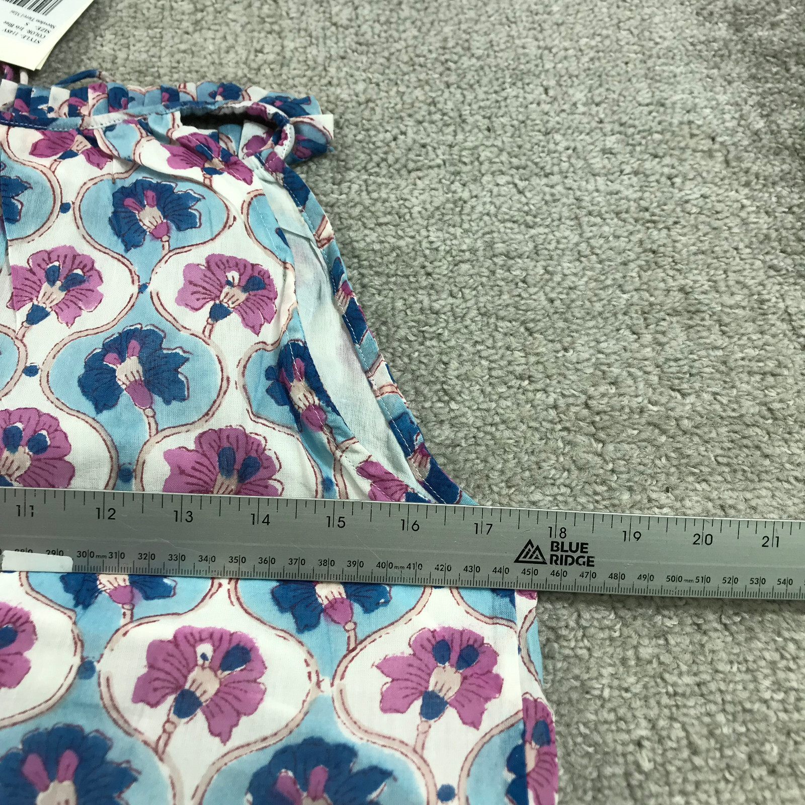 New Oliphant Dress Women Small Irish Blue Sleeveless Tiered Mini Dress Pink Line eBay