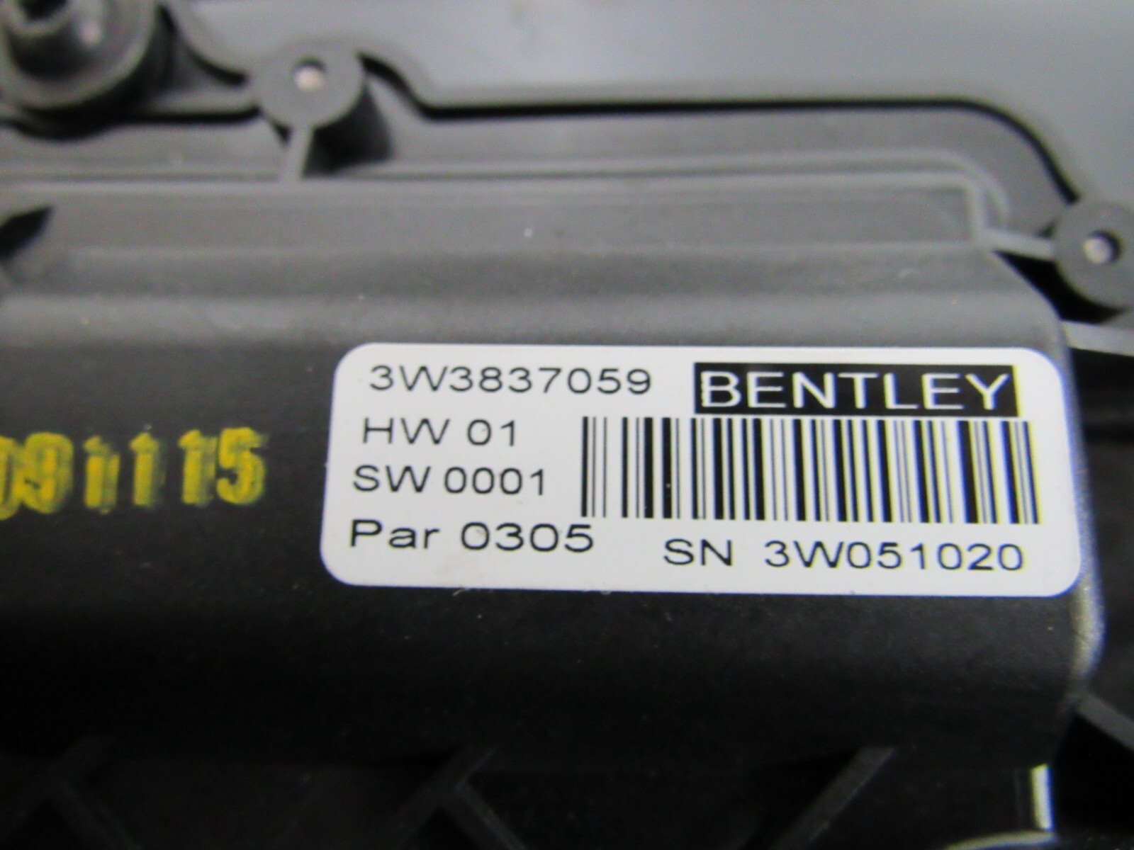 2016 BENTLEY CONTINENTAL GTC GT V8 S LEFT DOOR INNER PLATE LOCK MOTOR OEM  -6872