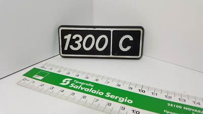 1300 C Geschriebenes Kennzeichen Metall Fiat 131 1974-1980 Metal Written Platte