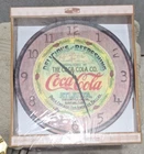 Coca Cola clock 2000  Westclox syrup keg clock Vtg  14.5in diameter