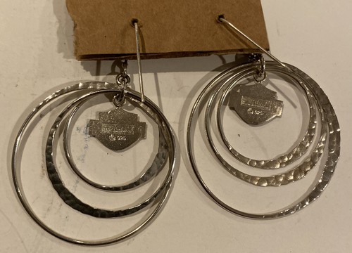 Vintage Sterling Silber Harley Davidson Ohrringe .925 - Bild 4 von 6