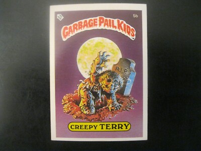 Garbage Pail Kids 1st Series UK Mini 5a Dead Ted 5b Creepy Terry