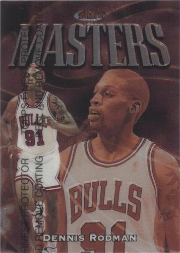DENNIS RODMAN FINEST 289枚 GOLD REFRACTOR 🔥DENNIS RODMAN 1997-98 TOPPS FINEST FORCE RARE GOLD REFRACTOR #'D