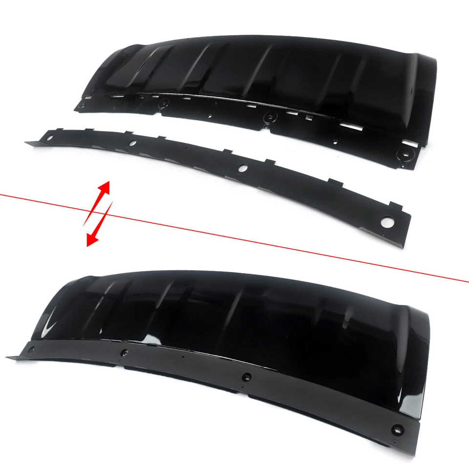 For Range Rover Sport 2018-2022 Black Front Bumper Lower Protector Plate Cover Foto 3 de 4