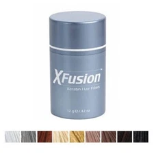XFusion Keratin Hair Fibers 0.42 Ounces 12g (Choose Your Color)