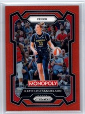 2024 Panini Prizm Monopoly WNBA Katie Lou Samuelson Orange Prizm /124 #35 Fever