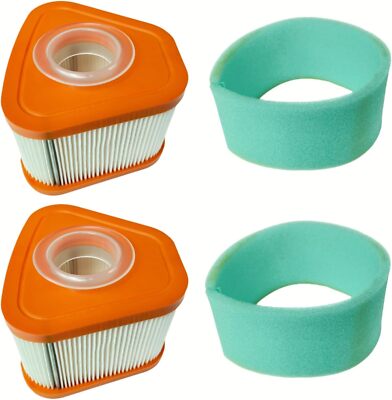 2X 595853 Air Filter For Briggs & Stratton 123P02 123P07 123P0B 123P32 125P02