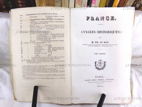 DAS MALERISCHE UNIVERSUM, FRANKREICH BAND 1, P1, PH. LE BAS, EDITIONS FIRMIN DIDOT, 1840 - Bild 6 von 12
