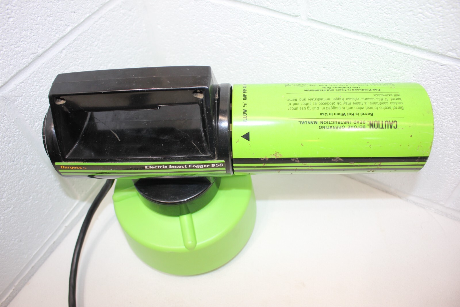 BURGESS Corded Electric Bug Killer Outdoor Insect Fogger 958, Tested