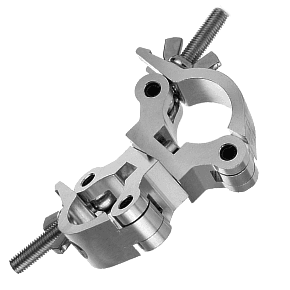 360 Degree Stage Heavy Duty 2 Inch 50mm Truss Dual Coupler Swivel Clamp 350kg