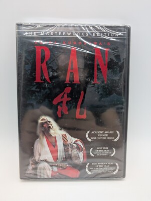 Ran (DVD, 2003, Masterworks Edition Digitally Restored Hi-Def Transfer) SEALED!