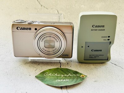 Canon PowerShot S120 Silver Compact Digital camera F Value 1.8 