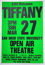 Tiffany Original 14x22 SDSU San Diego State University Concert Poster Vintage