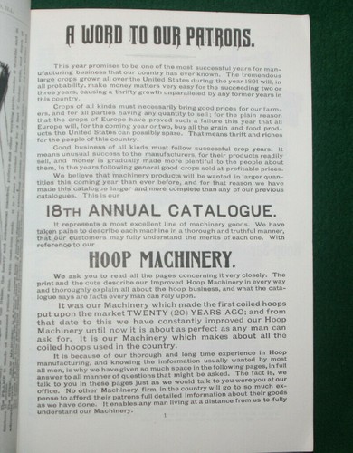 Winnie Machine Works Catalog 18 Hoop Machinery Chicago 1991 Reprint Inv#HKG8 - Picture 4 of 8