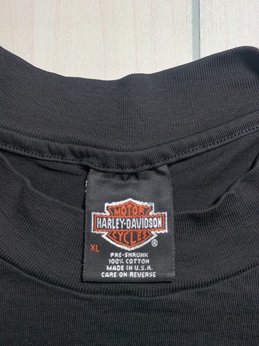 Vintage Harley Davidson T-shirt Mens XL VTG 90s Single Stitch EUC Softail V-twin - Picture 7 of 12