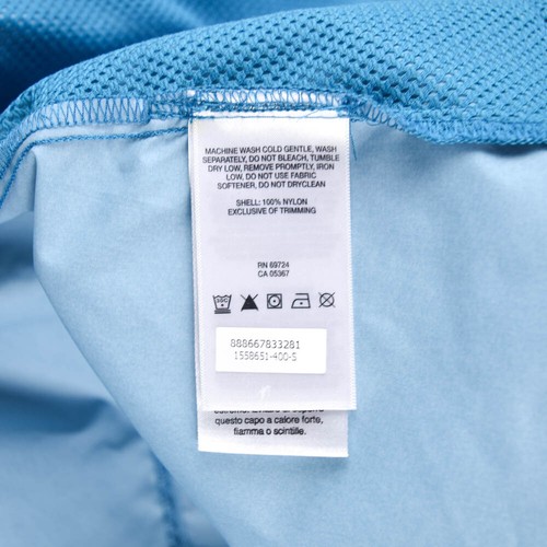 Columbia Women S Small Teal Blue Hoodie Nylon Zip Up Jacket Windbreaker Packable - Picture 4 of 6