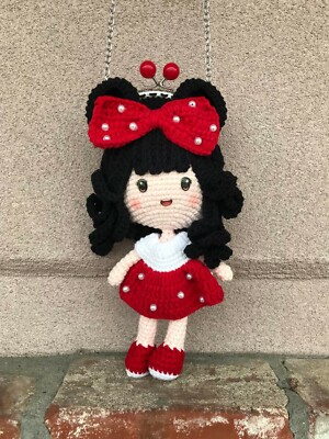 Crochet Baby Doll Purse Pattern /Amigurumi Baby Doll Purse 
