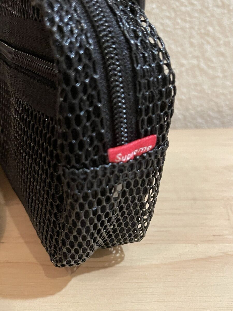 SS20 Supreme Black Shoulder Mesh Side Bag Cordura - NEW In SS20 Supreme Black Shoulder Mesh Side Bag Cordura - NEW In