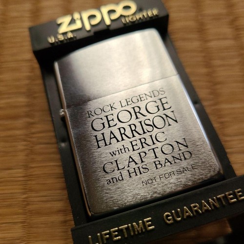 George Harrison & Eric Clapton Japan Performance Commemorative Zippo Lighter - Picture 10 of 20