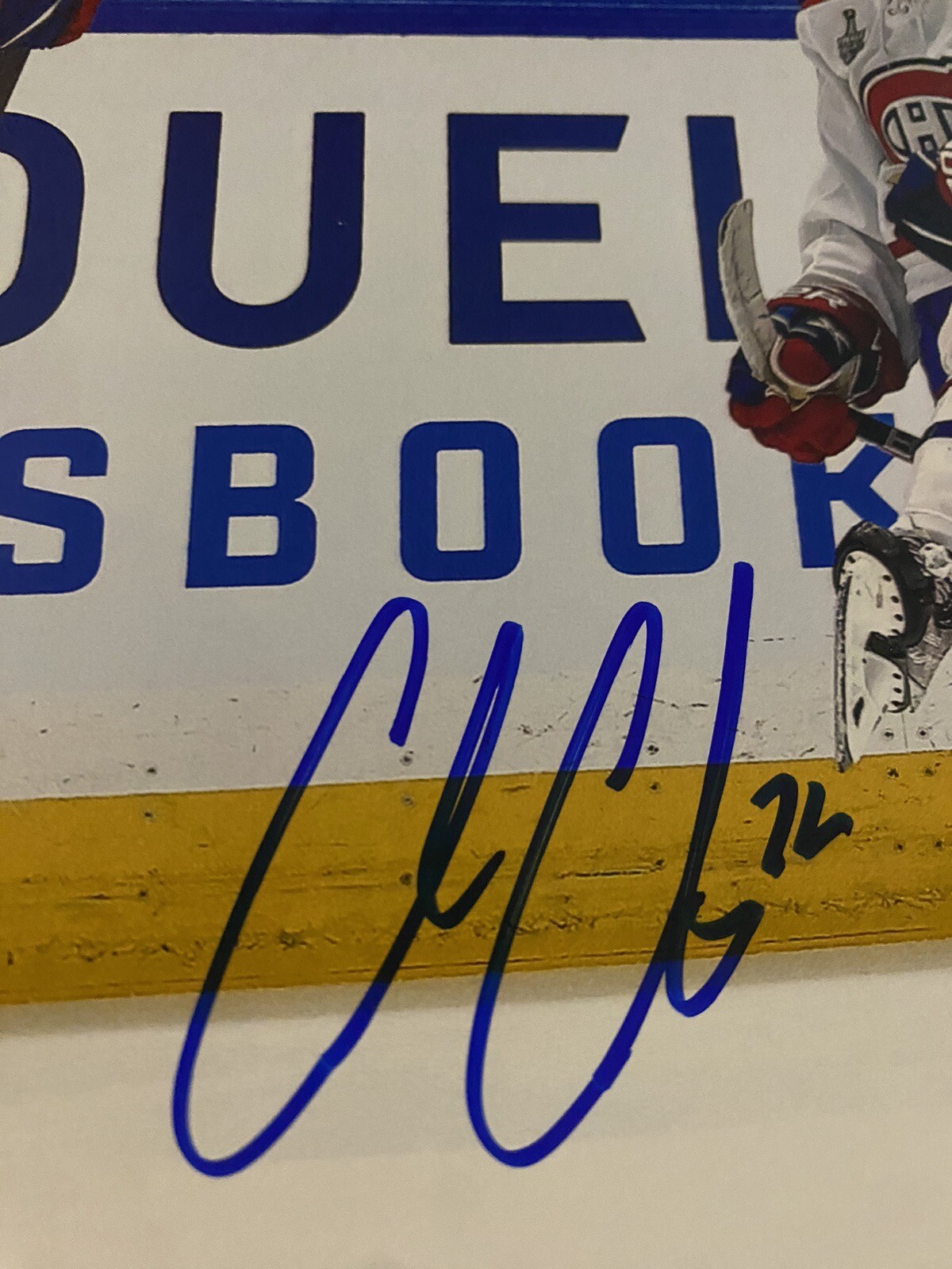 Cole Caufield Montreal Canadiens Autographed 2022 Upper Deck National Hockey Car