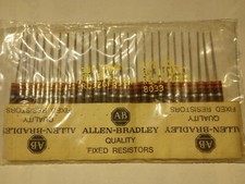 Allen Bradley (25) RC32GF331K 1 Watt 330 Ohms 10% Tolerance.