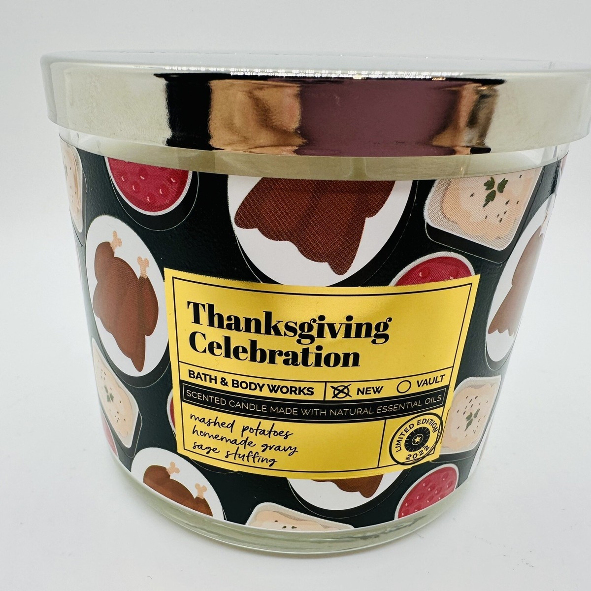 1 Bath & Body Works THANKSGIVING CELEBRATION Large 3-Wick