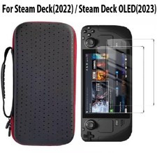 For Steam Deck OLED / Steam Deck Carrying Case / Tempered Glass Screen Protector
