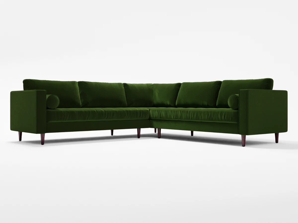 Scott velvet sofa online