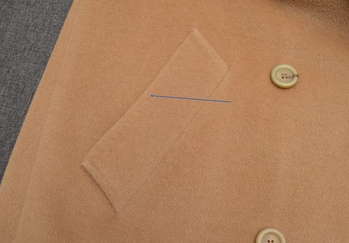 Autentico cappotto Max Mara lana cashmere beige icona taglia US 8,UK 12,IT 42 - Foto 12 di 15