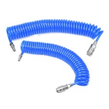 2Stk 6 Meter Spiral-Druckluftschlauch 5x8mm Pressluftschlauch Kompressorschlauch