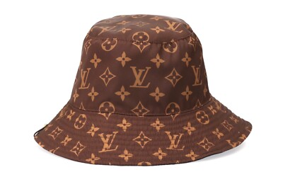 6962/LOUIS VUITTON Bob Monogram reversible Nylon Bucket Hat M76720