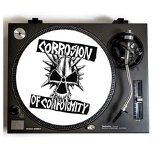 CORROSION OF CONFORMITY Turntable Slipmat for Vinyl Records 12" DJ Slip Mat punk