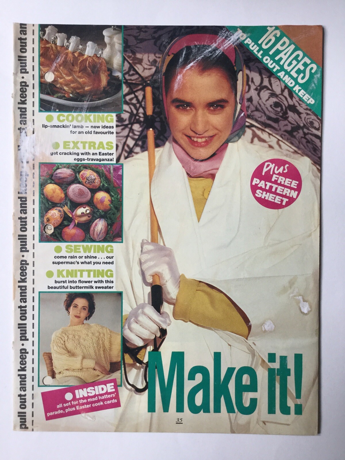 Make It Magazine Pull Out Sewing Pattern Rain Mac Coat