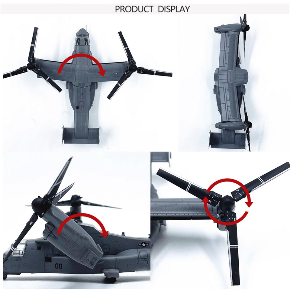 チューボー v.22 Diecast 1/144 Scale AF1 United States Navy MV-22B Osprey Tilt