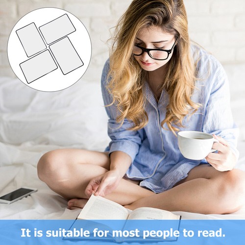 4 Pcs Magnifying Glass Bookmark Elderly Reading Magnifiers Page for - Picture 5 of 10