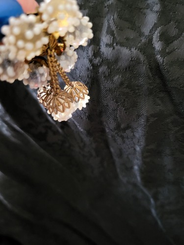 Antique Brooch And Filigree Earrings Set - Picture 11 of 12