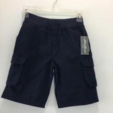 NEW Eddie Bauer School Boys Navy Cargo Shorts Size 7 NWT