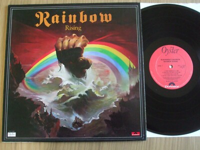 LP RAINBOW RISING 1976 US 1ST PRESSING - IN TOP CONDITION NM - DEEP PURPLE DIO