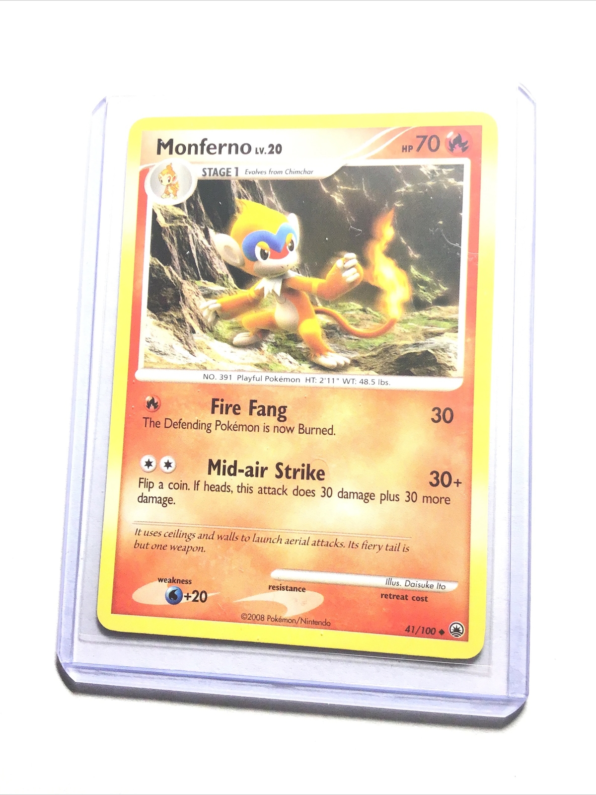 MONFERNO - 41/100 - Majestic Dawn - Uncommon - Pokemon Card - NM