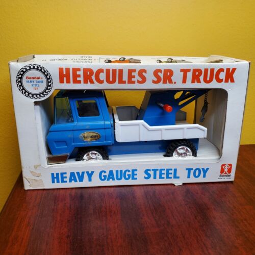 Vintage Bandai Pressed Steel Hercules Wrecker Truck 8" Long Japanese quality - Picture 4 of 4
