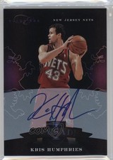 2010-11 Elite Black Box Crusade Signatures 60/99 Kris Humphries #43 Auto l8x