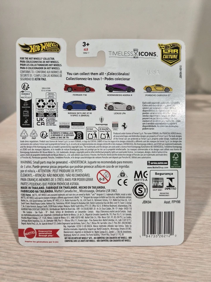 Hot Wheels 2025 Timeless Icons CHASE V-Spec II Nissan Skyline GT-R R34 - 0/5 NEW - Image 4 of 4