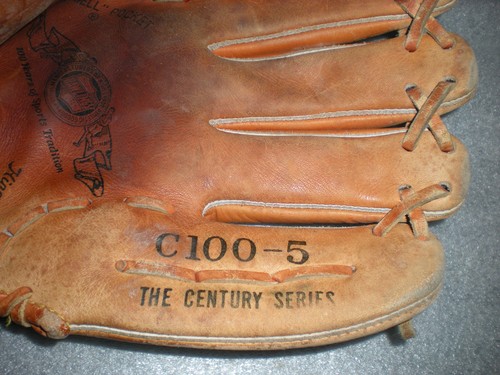 Vintage Rawlings C100-5 Century Series 12" Baseball Glove Mitt Right Handed - Picture 7 of 14