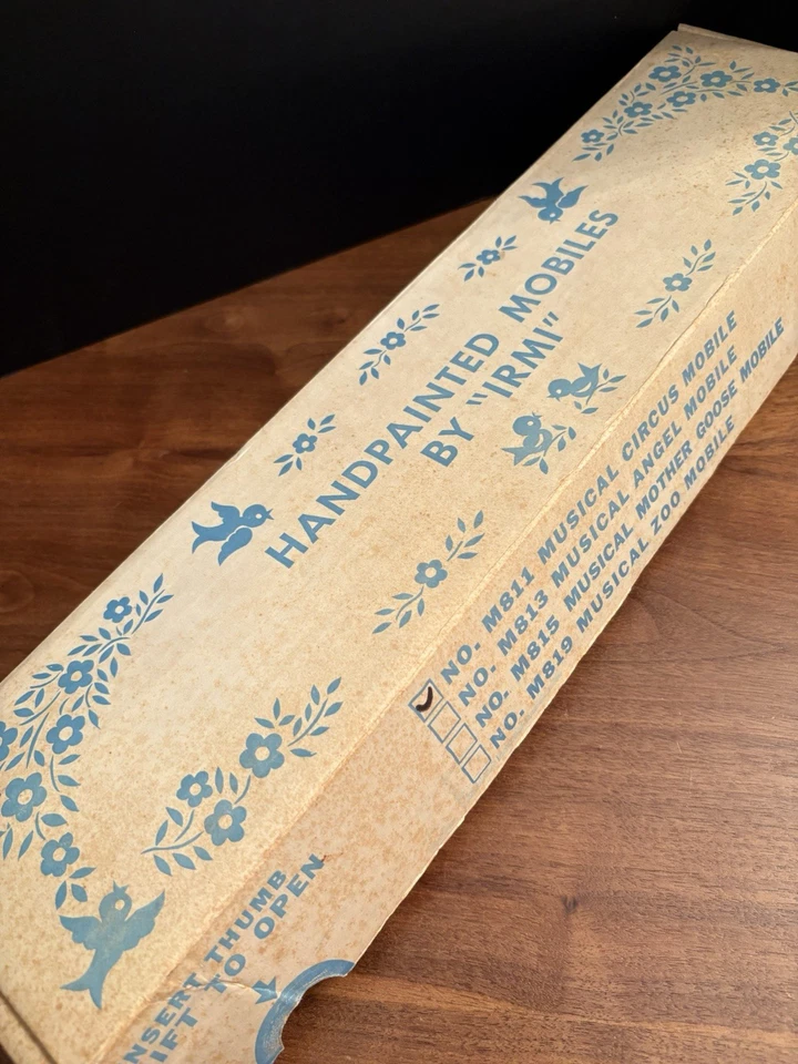Móvil de circo de madera vintage de Irmi Foto 3 de 4
