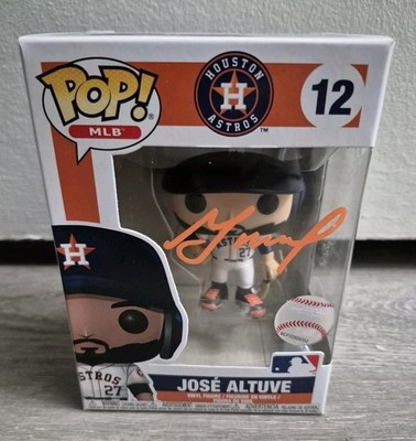 Jose Altuve Signed Funko Pop JSA WITNESS Houston Astros MLB
