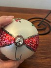 Vintage 1950s Tree Cutter Glass Jumbo Teardrop Christmas Ornament 6”  Poland — photo 6